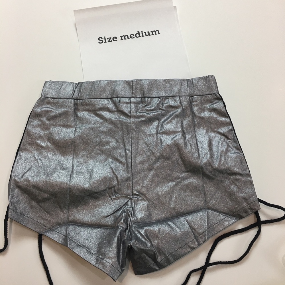 4/$25 Settledown Gray shorts w/ black side laces